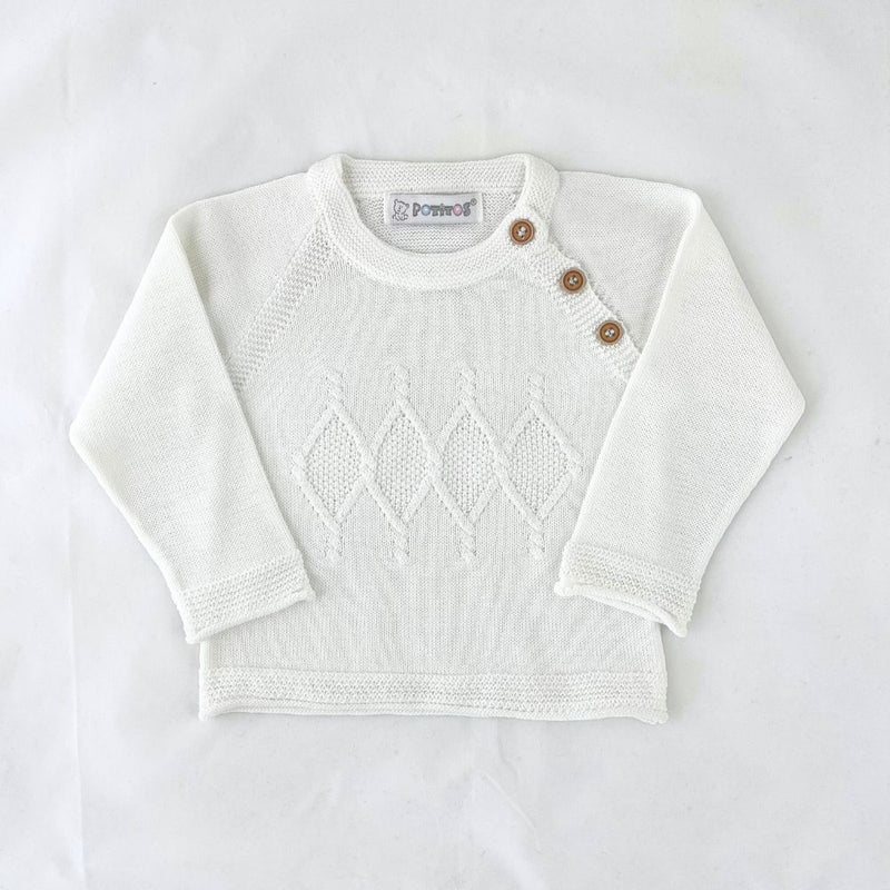ROPOM DE HILO COCO BLANCO 4804M1