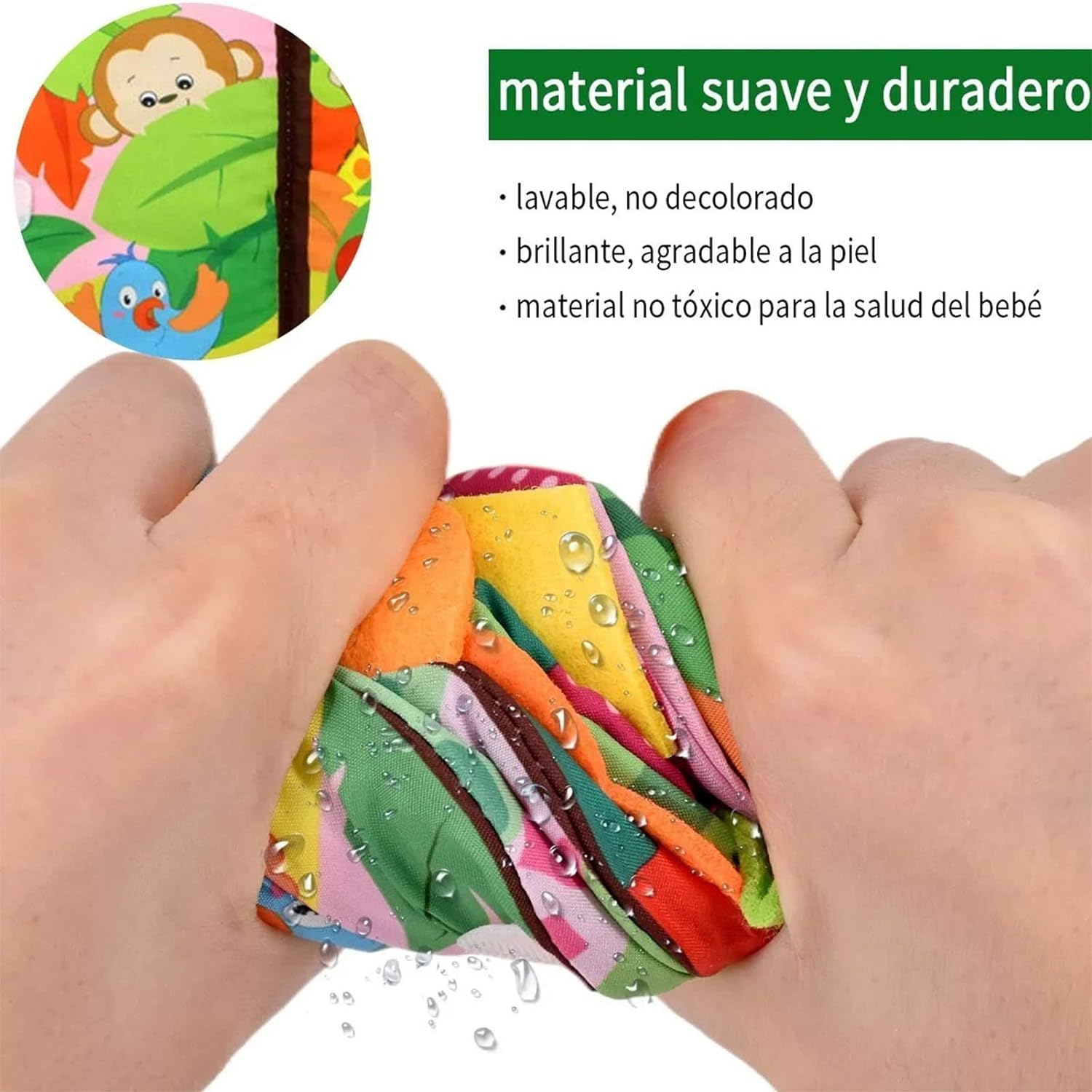 LIBRO DE TELA CON TEXTURA CIRCULAR