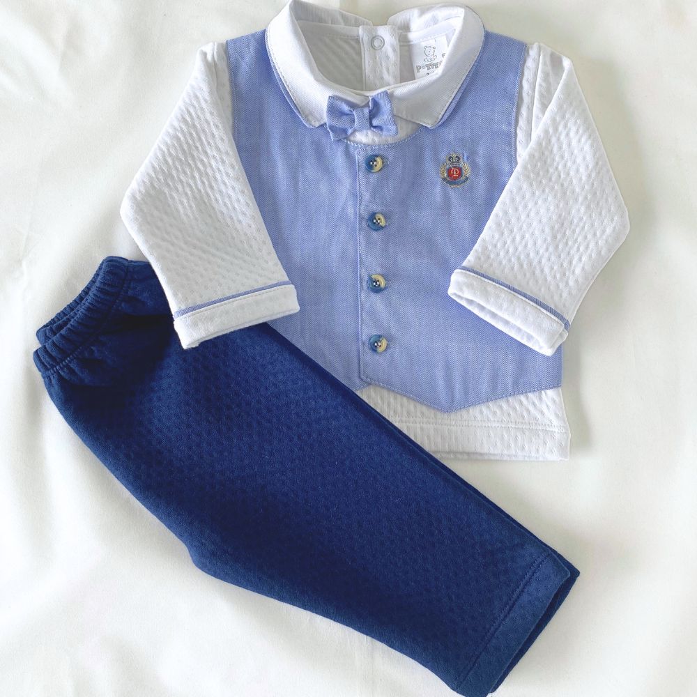 AJUAR JACKARD SAUL AZUL 7133