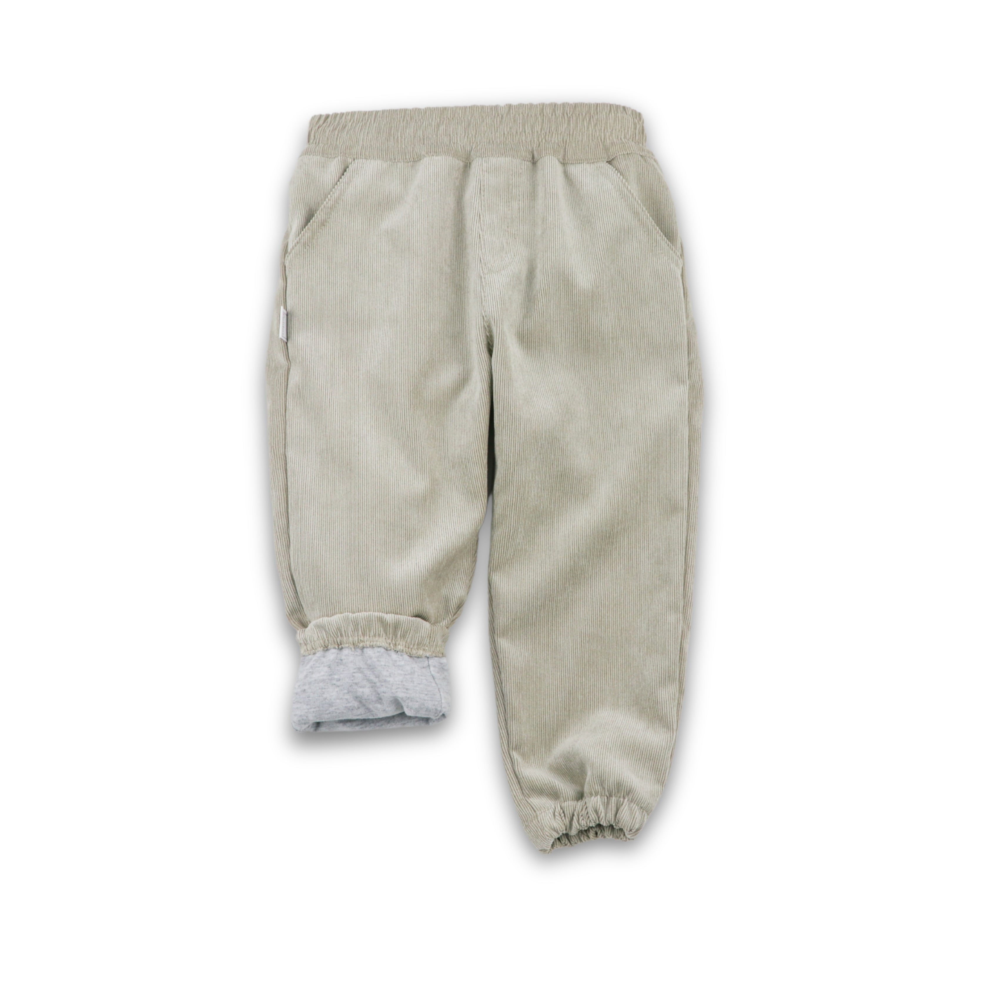 PANTALON BBCORD CON FORRO BEIGE 7695
