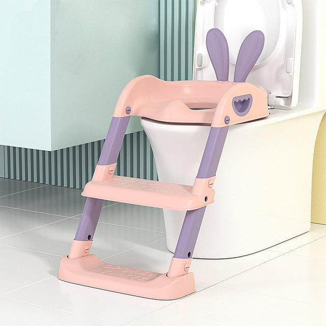 ASIENTO DE INODORO CON ESCALERA PARA NIÑOS - 8594