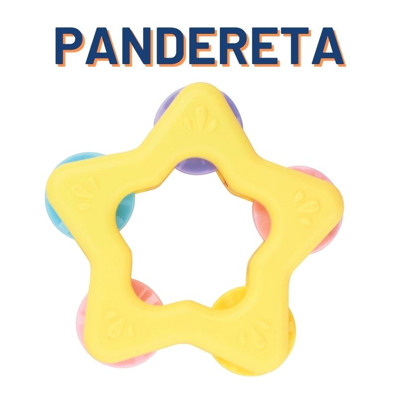 SET SONAJAS MORDEDORES + PANDERETA 4PZS