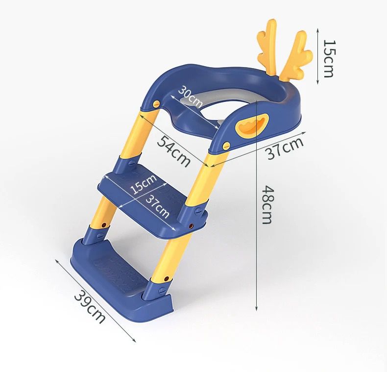 ASIENTO DE INODORO CON ESCALERA PARA NIÑOS - 8594