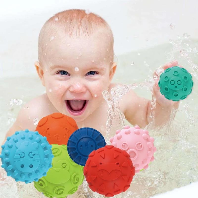 PACK PELOTAS SENSORIALES CON TEXTURA x 8un