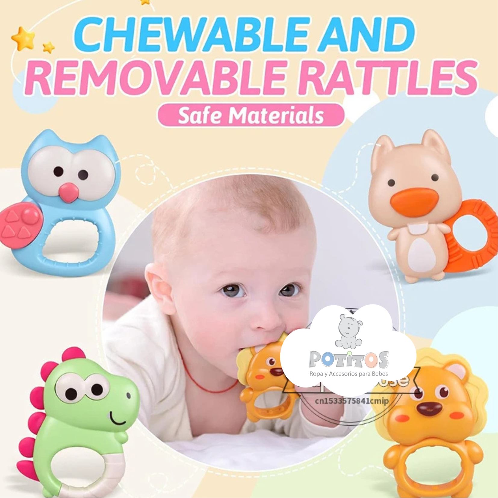 MOVIL MUSICAL OSITO + CONTROL REMOTO