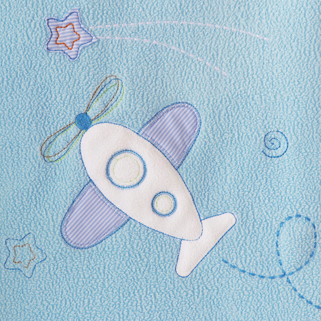 MANTA POLAR ACOLCHADA  CELESTE 1126