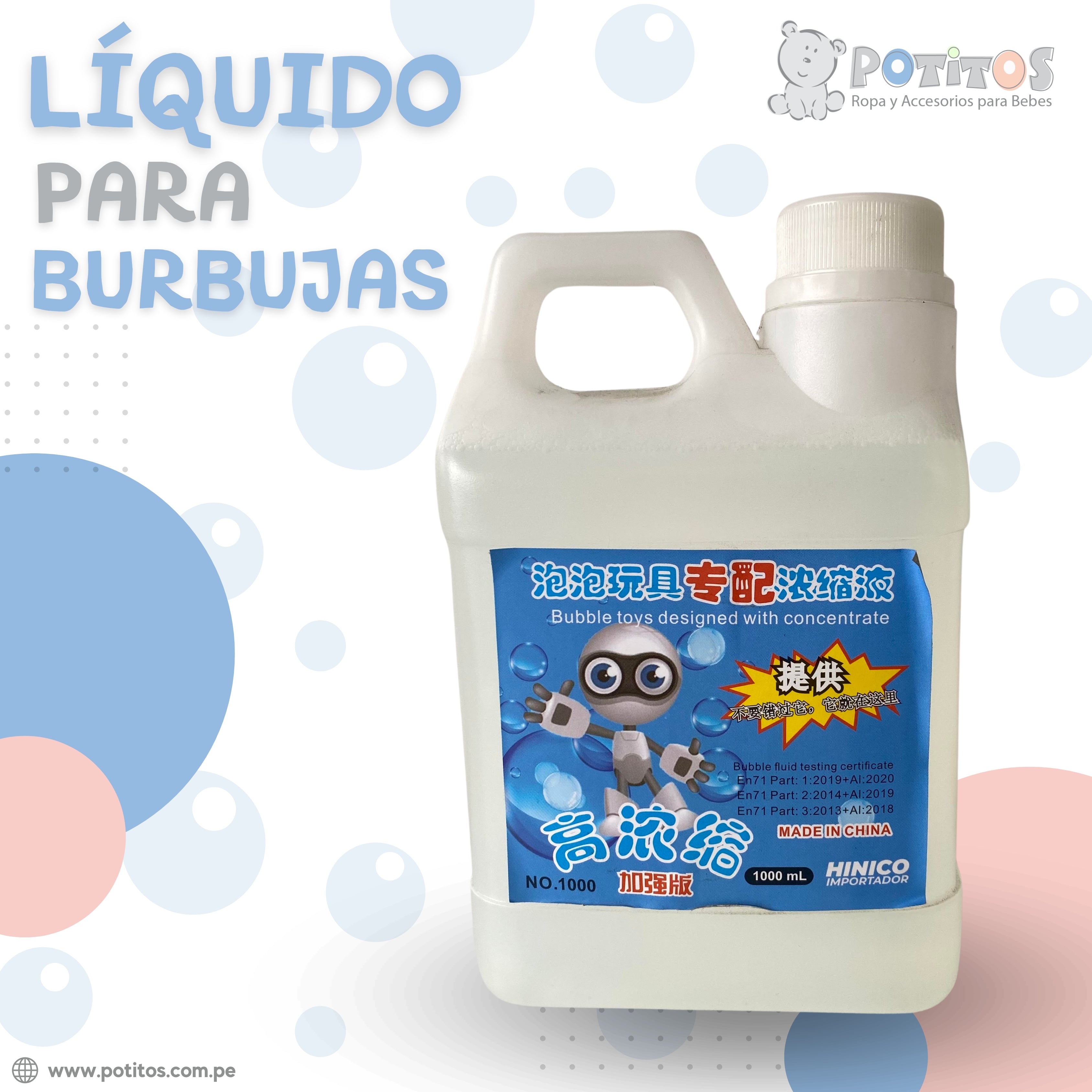 LIQUIDO PARA BURBUJAS J012
