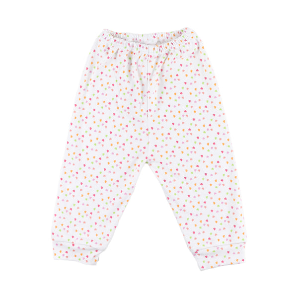 PANTALON SIN PIE ESTAMPADO CORAZON 62041