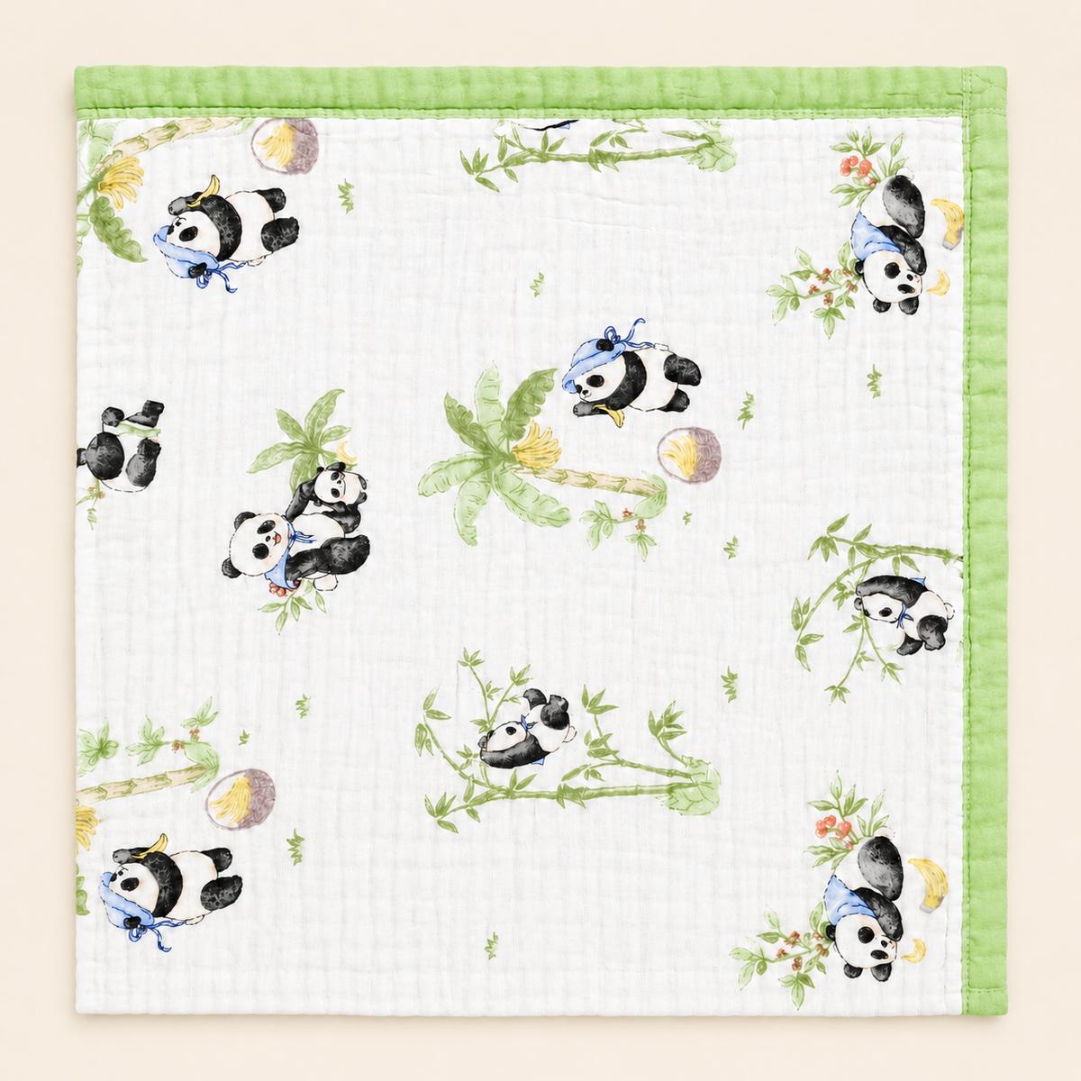 MUSELINA NATY 6CAPAS Estampado con Ribete 2608
