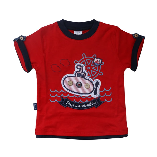 CONJUNTO SUBMARINO POLO MGC ROJO + SHORT