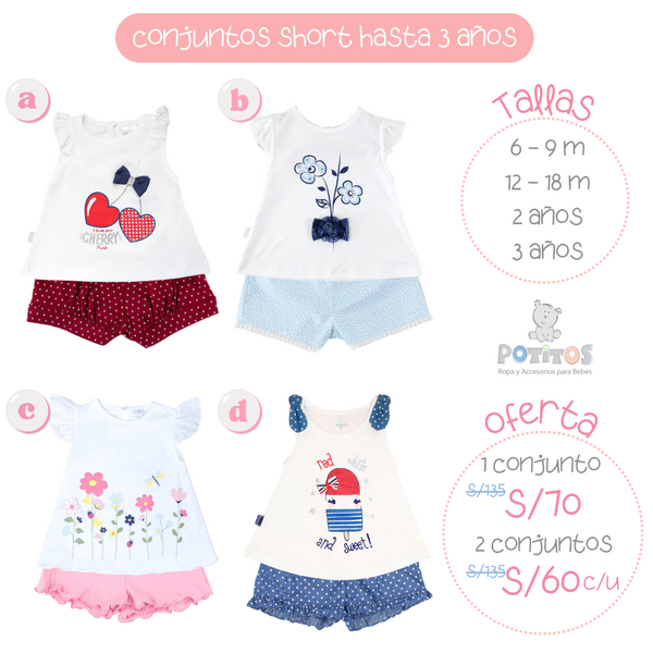 POTITOS Ropa y Accesorios para Bebes Potitos