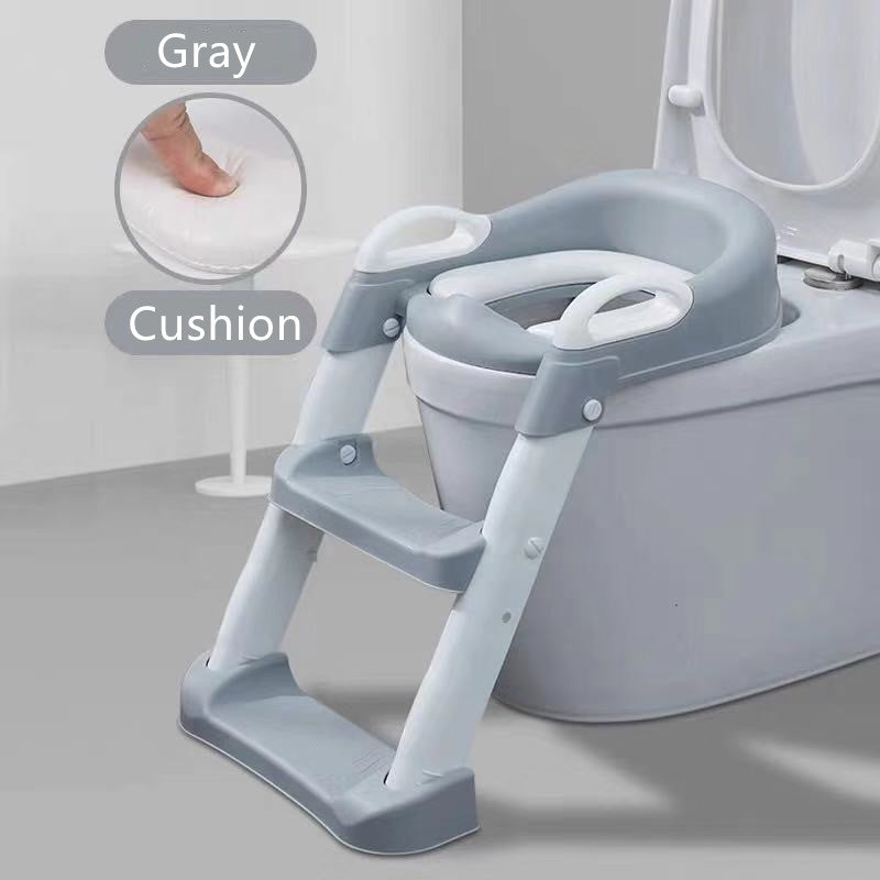 ASIENTO DE INODORO CON ESCALERA PARA NIÑOS - 8594