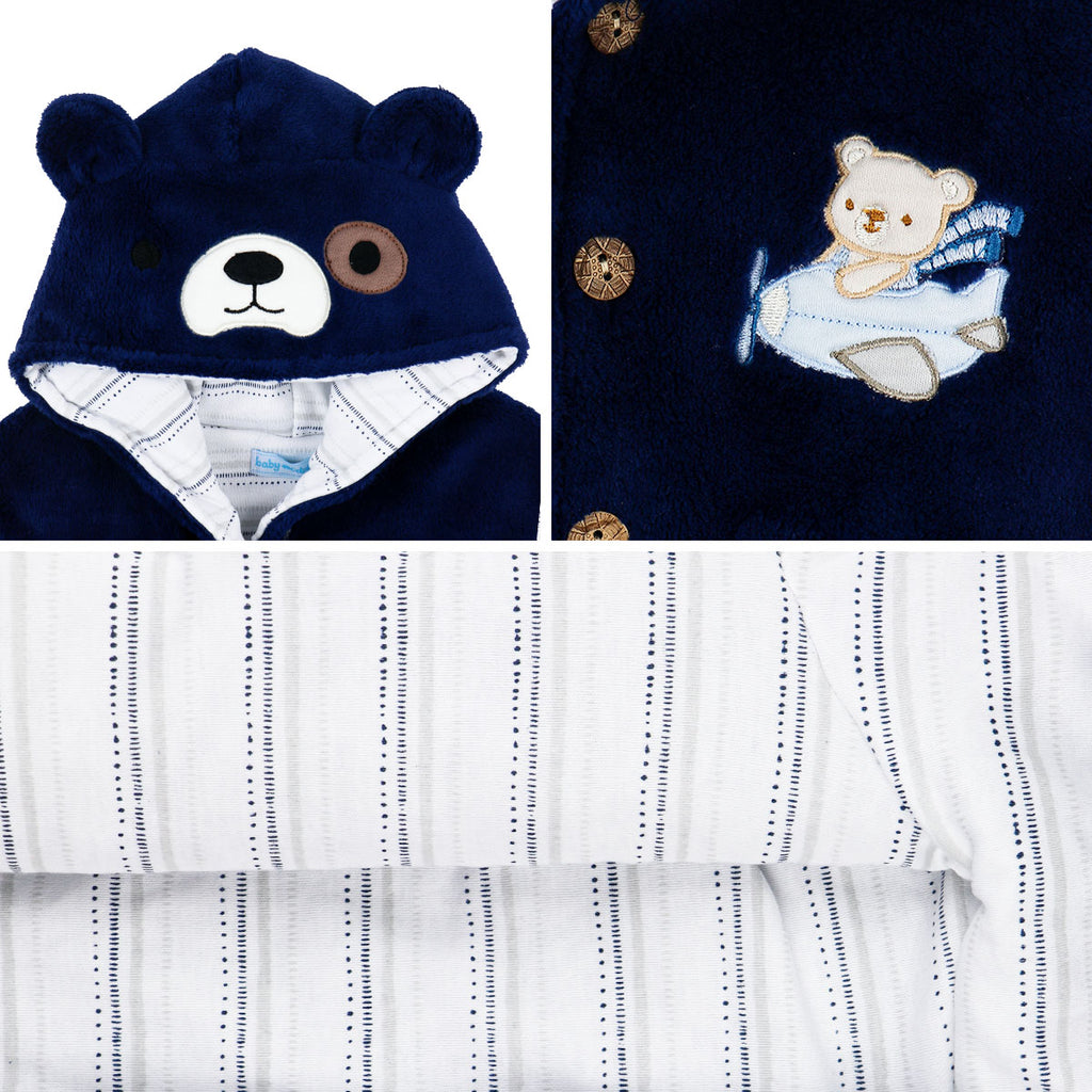 CONJUNTO ACOLCHADO PELUCHE OSO CUTE 10101*
