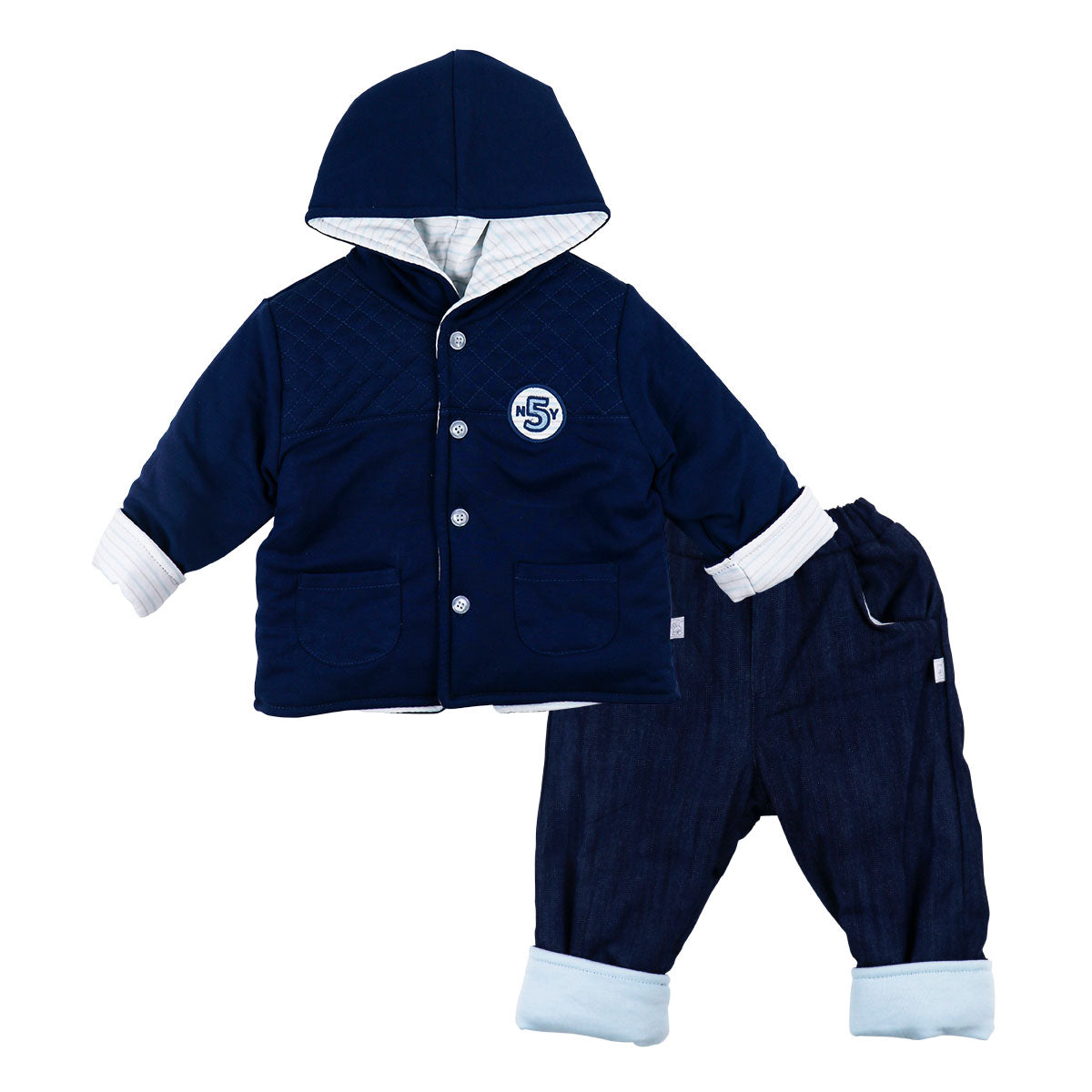 CONJUNTO ACOLCHADO PELUCHE ROMBO 10102*