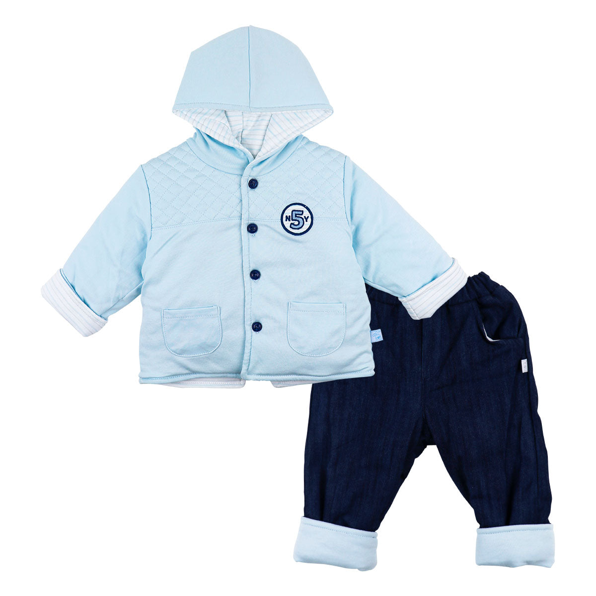 CONJUNTO ACOLCHADO PELUCHE ROMBO 10102*