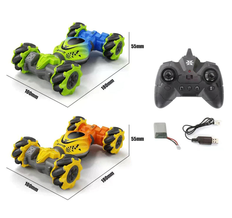 Carro Acrobatico 4DW para niños AMARILLO