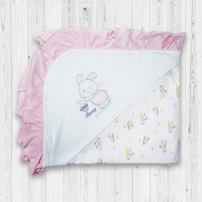 MANTA PIMA TERMICA ROSADO CON BOBO M26-02