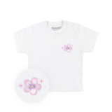 POLO MC PIMA BORDADO NIÑA BLANCO 2181