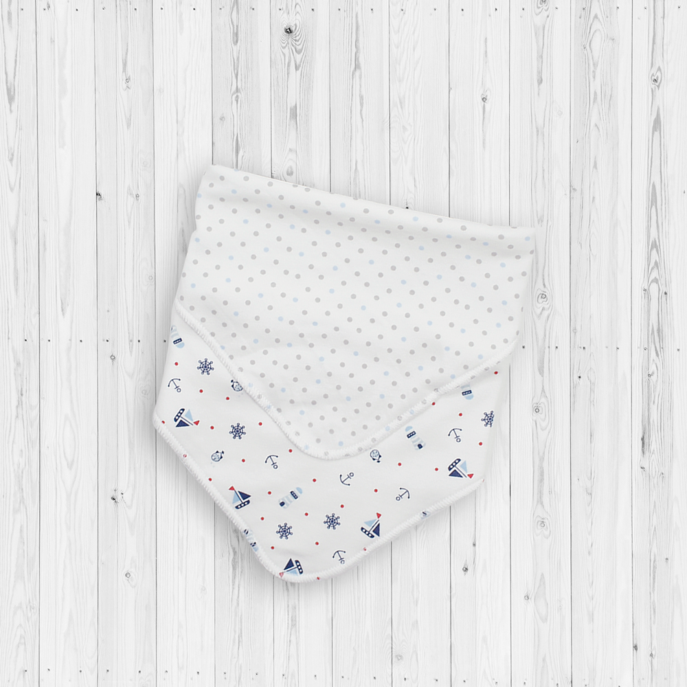 BABERO PACKx2 ESTAMPADO TRIANGULO NIÑO - 4173