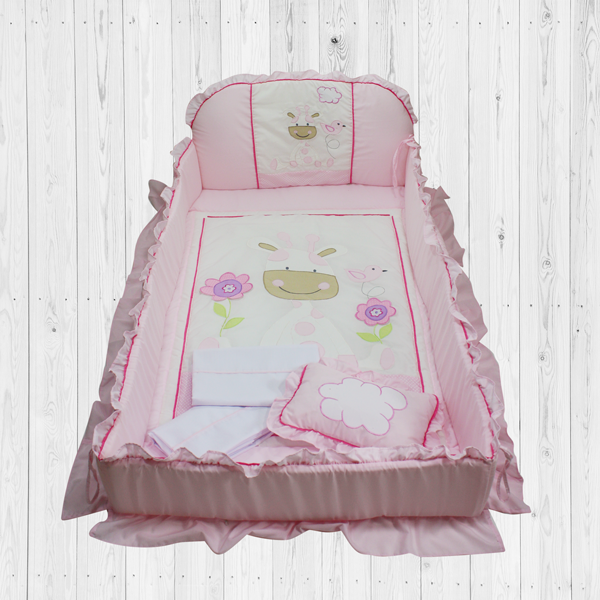 SET DE CUNA JIRAFA NIÑA 3557