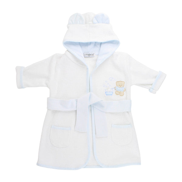 SALIDA DE BAÑO BB FELPA NIÑO BLANCO 1550