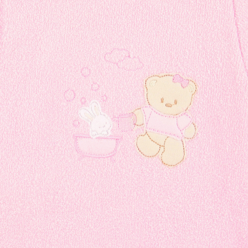 SALIDA DE BAÑO BB FELPA NIÑA ROSADO 1550