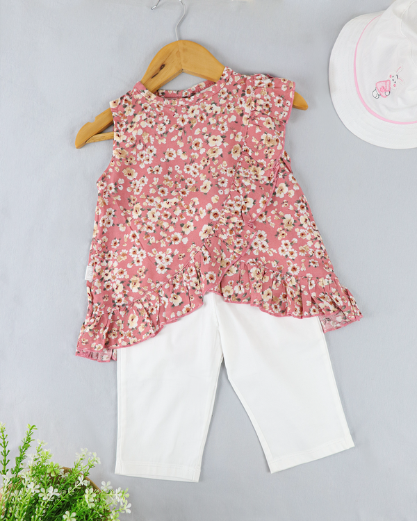 CONJUNTO ARIANA ROSA BLUSA + PANTALON 7915