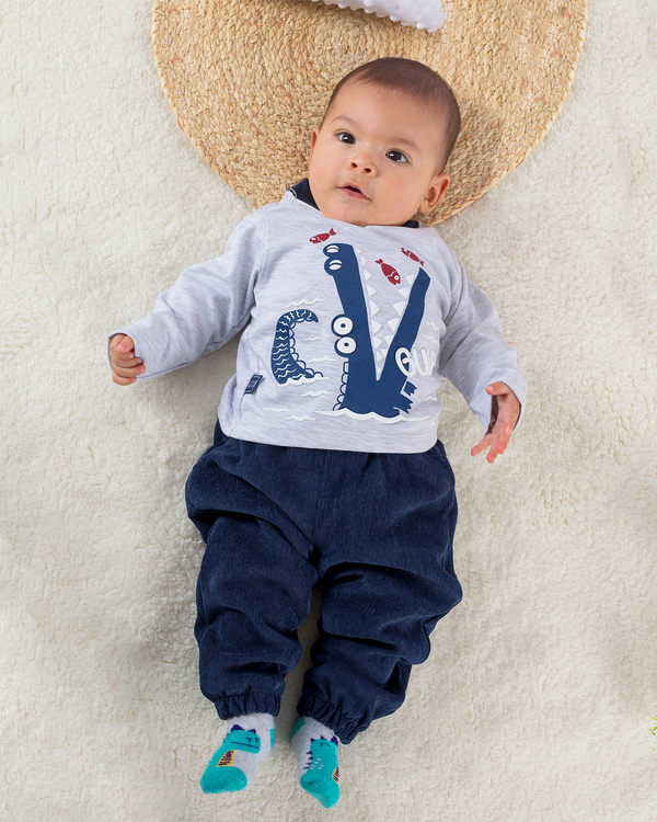 BUZOS NINO Etiquetas conjunto Potitos