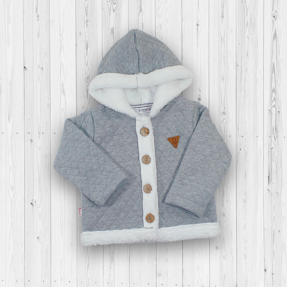 CASACA BOMBER PLOMO