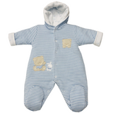 BBCRECE POPCORN ACOLCHADO LISTADO CELESTE 7199