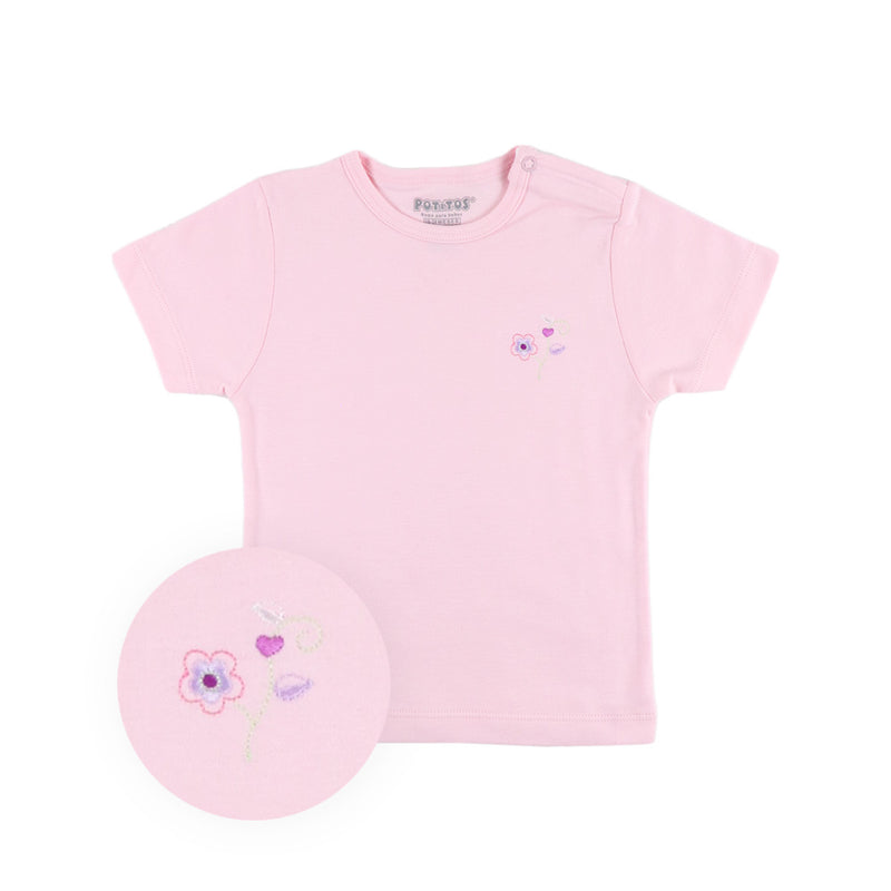 POLO MC PIMA BORDADO ROSADO 2181