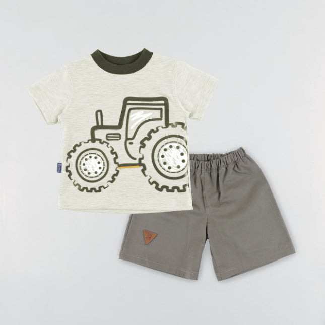 POLO MGC RICKY MELANGE+SHORT DRILL 7932