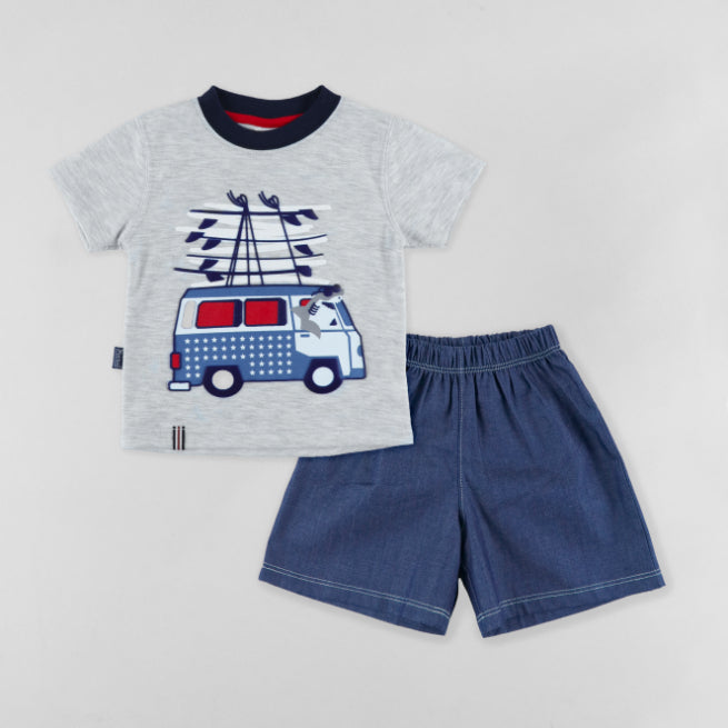 POLO MGC DANIEL+SHORT JEAN-BLANCO 7382