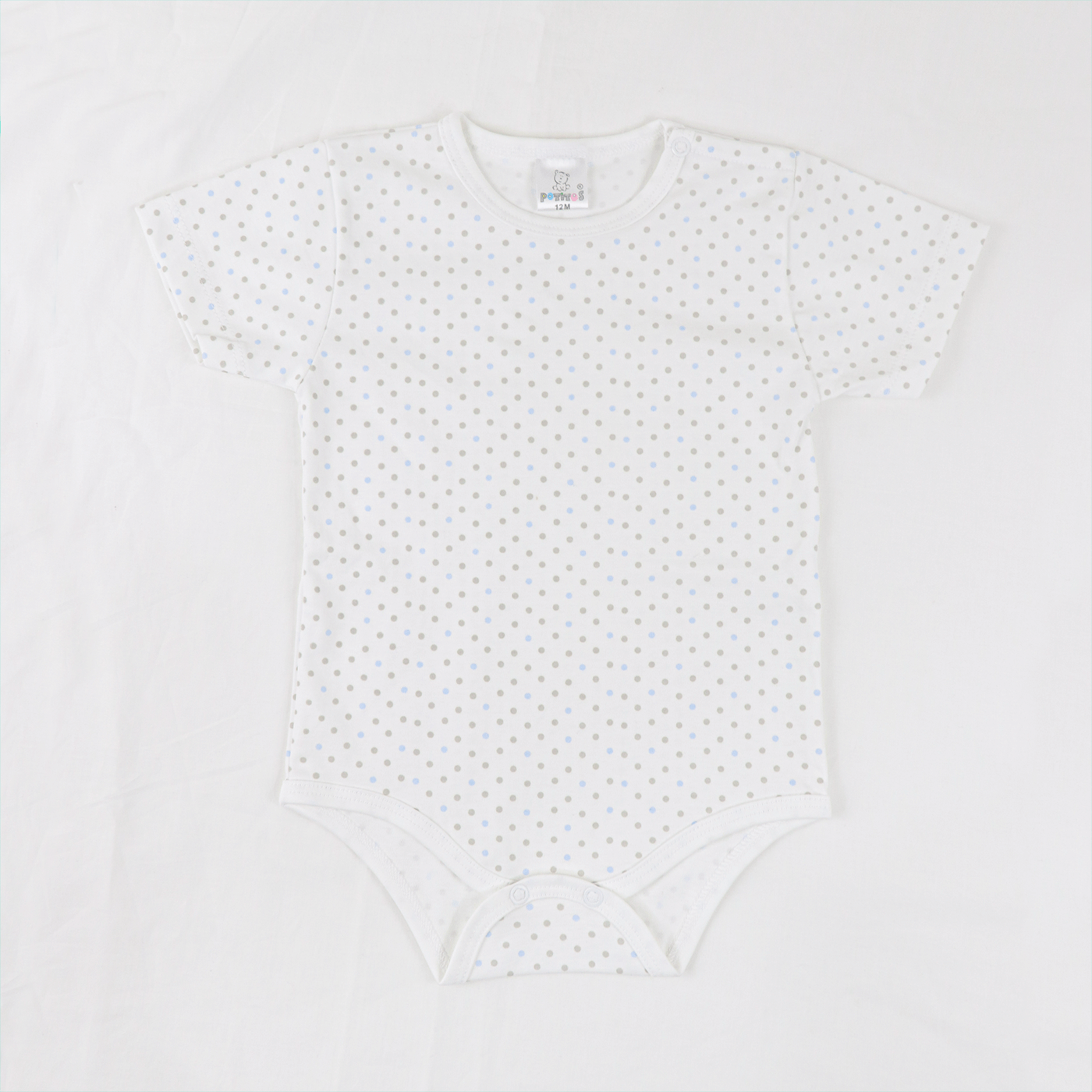 BODY PIMA ESTAMPADO PUNTOS NNO 6104