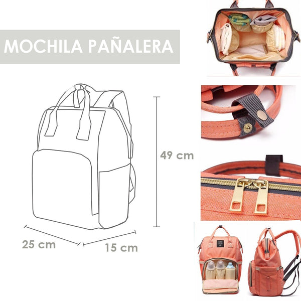 BOLSO MOCHILA SPORT ROJO 7370