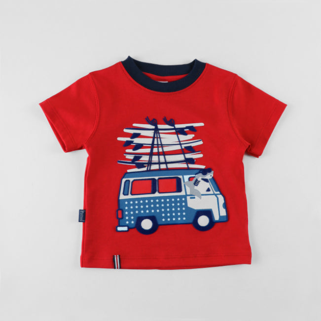 CONJUNTO DANIEL ROJO POLO + SHORT ALG 7382*