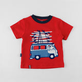 CONJUNTO DANIEL ROJO POLO + SHORT ALG 7382*