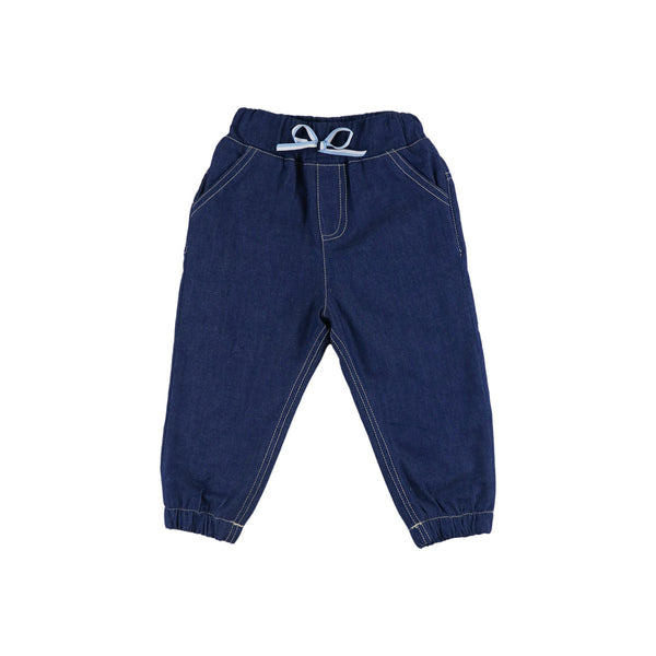 Pantalon Chambray C/Forro Azul Niño 7015