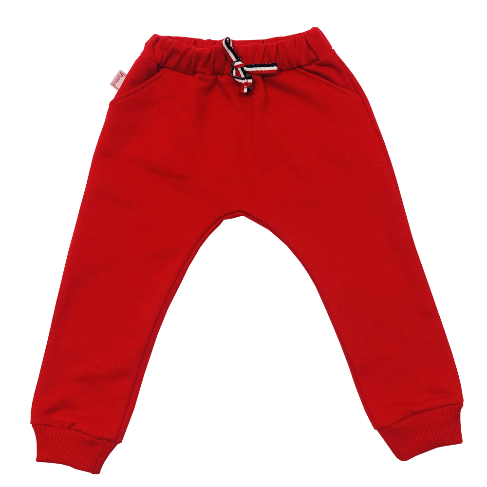 PANTALON FRANELA PO ROJO 2901