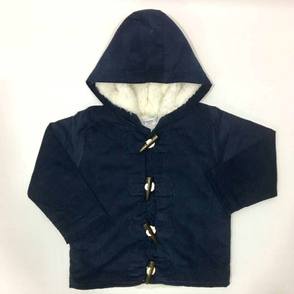 CASACA BBCORD CON FORRO PELUCHE AZUL 7095