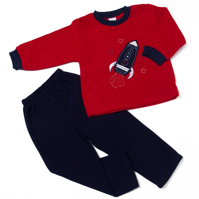 PIJAMA MGL BNH POLAR COHETE Rojo 7211
