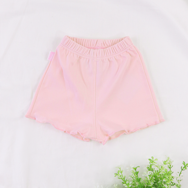 SHORT ALGODÓN CON BOBOS LUCIANA ROSADO 7486