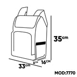 BOLSO PAÑALERO MOCHILA CELESTE