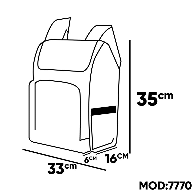 BOLSO PAÑALERO MOCHILA CELESTE