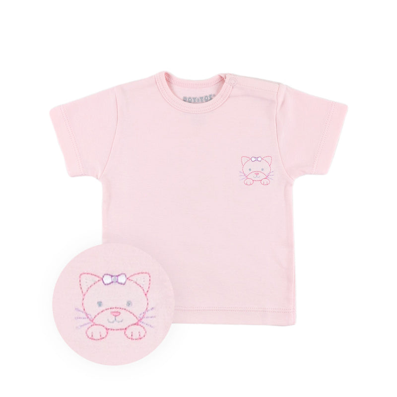 POLO MC PIMA BORDADO ROSADO 2181