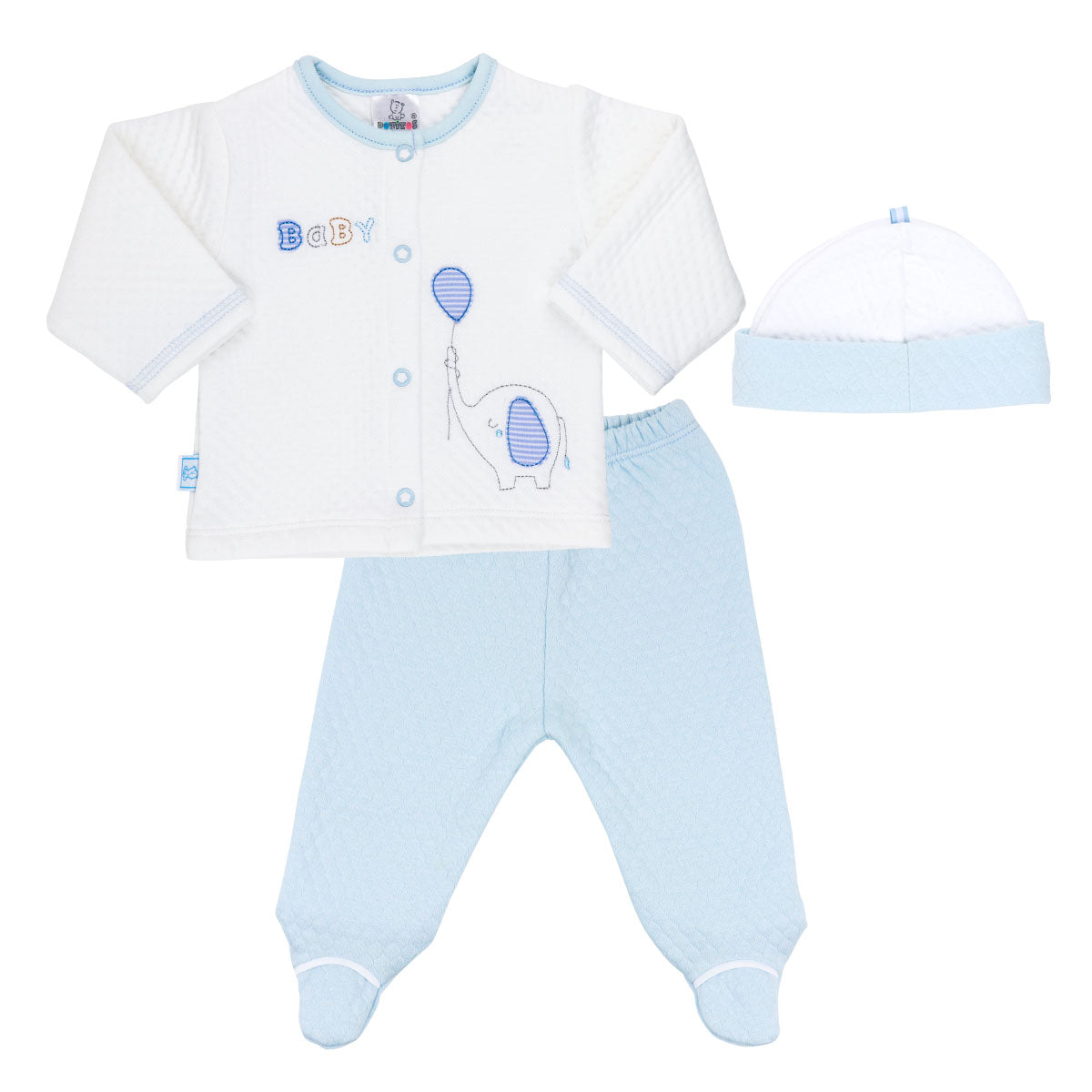 AJUAR JACKARD AMIGOS CELESTE 6178