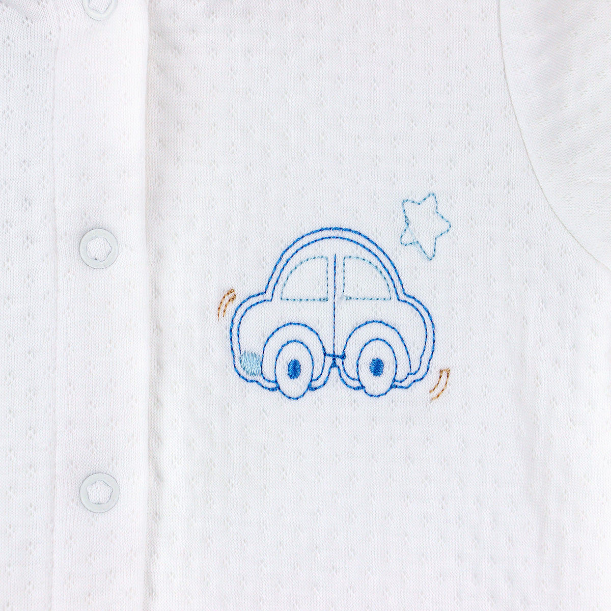 BBCRECE JACKARD CHINITO BLANCO NIÑO 6293