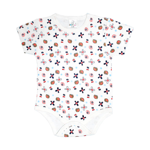 PACK X3 BODY  PIMA ESTAMPADO NIÑO 6104