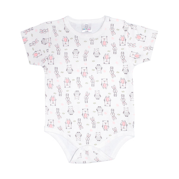 PACK X3 BODY PIMA ESTAMPADO NIÑA 6104