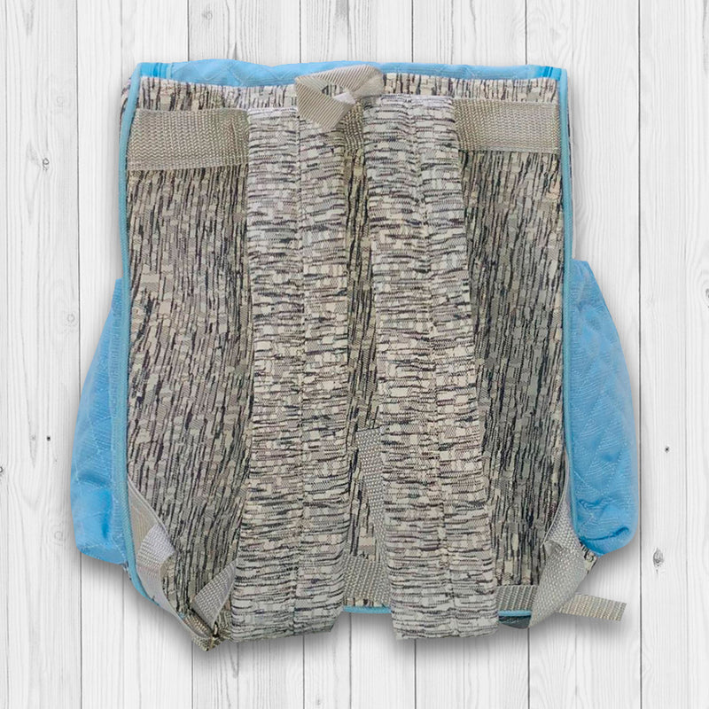 BOLSO PAÑALERO MOCHILA CELESTE